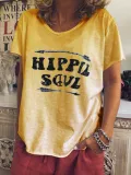 Casual Crew Neck Shirts & Tops