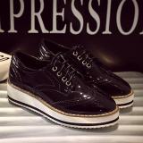 Women PU Loafers Casual Comfort Oxford Shoes