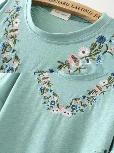 Cotton Casual Plain Shirts & Tops