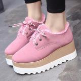 Wedge Heel Lace-Up Spring/fall Loafers