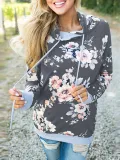 Printed Casual Polyester Hoodies