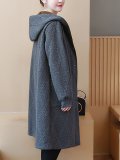 Thickened Plus Size  Appliqued Coats