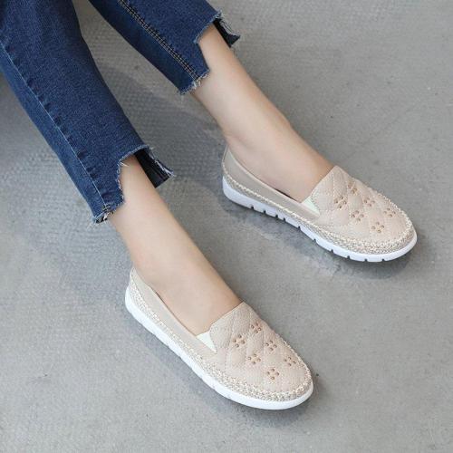 Plus Size Suede Comfy Women Slip-On Loafers