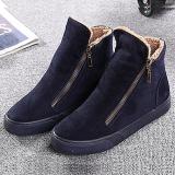 Womens Flat Heel Zipper Daily Snow Boots