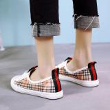 Women Casual Mesh Fabric Lace-Up Loafers Flats