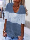 Short Sleeve Cotton Plain Shirts & Tops