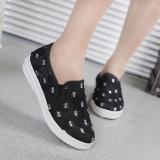 Women Flat Denim Loafers Casual Slip On Shoes