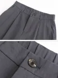 Plus Size Women Plain Casual Pants