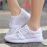 Women Mesh Fabric Sneakers Casual Breathable Durable Outdoor Shoes