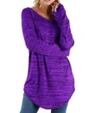 Round Neck Long Sleeve Top