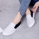 Women PU Loafers Casual Comfort Slip On Shoes