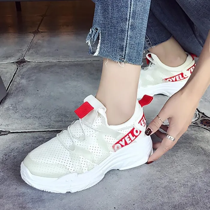 Women Breathable Sneakers Casual Comfort Slip On Shoes