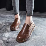 Women Casual Panel Summer Low Heel Oxfords Shoes