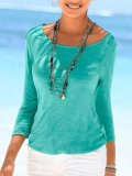 Long Sleeve Cotton Shirts & Tops