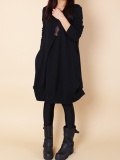 Gray Cocoon Casual Casual Dress