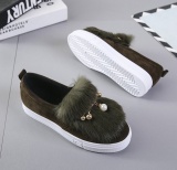 Green Flat Heel Daily Faux Suede Boot