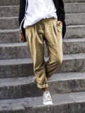 Solid Cotton-Blend Pants