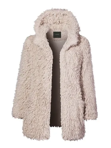 Women Faux Fur Fuzzy Fluffy Sherpa Coat Teddy Bear Coats With Hoodie
