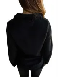 Lapel Solid Color Zipper Slim Fleece Jacket