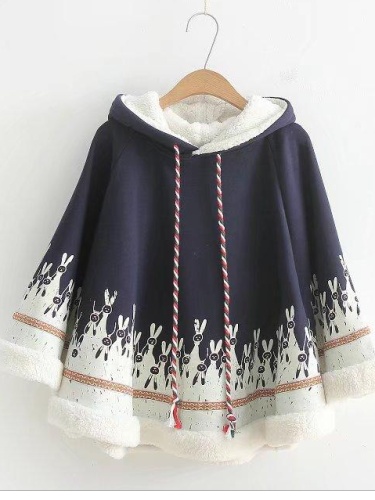 Long Sleeve Casual Cloak Outerwear