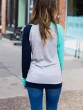 Casual A-Line Long Sleeve Pockets Blouse & Shirts