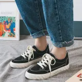 Women Yellow Lace-Up Fashion Sneakers