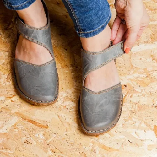 Vintage Flat Heel Magic Tape Loafers