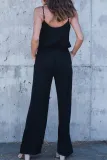 Sexy Spaghetti Strap Wide Leg Jumpsuit