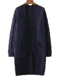 Casual Polyester Paneled Quilted Coat