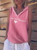 Cotton V Neck Sleeveless Floral Shirts & Tops