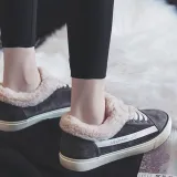 Women Casual Flocking Sneakers Athletic Shoes Artificial Suede Booties