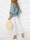 O-Neck Casual Shirts & Blouses
