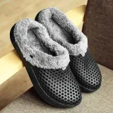 Women Closed Toe Warm Plus Size Slippers Casual Shoes