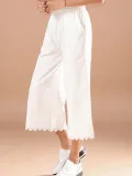 Plus Size Women Plain Casual Pants