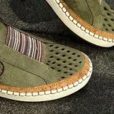 All Season Pu Flat Heel Sneakers