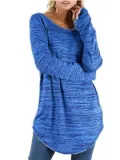 Round Neck Long Sleeve Top