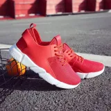 Women Mesh Fabric Sneakers Casual Comfort Lace Up Shoes