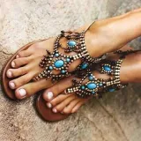 Women PU Sandals Casual Flip Flops Shoes