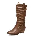 Women Vintage Booties Casual Plus Size Shoes