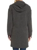 Cotton-Blend Solid Hoodie Casual Outerwear