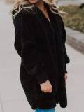 Long Sleeve Pockets Outerwear