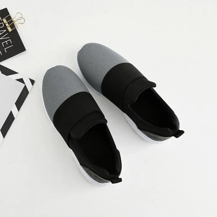 Comfortable Fabric Women Slip-On Sneakers