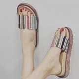 Women Creepers Slippers Casual Comfort Peep Toe Shoes