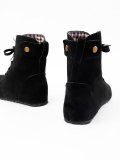 Round Toe Women Ankle Lace-Up Boots