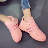 Women Mesh Fabric Sneakers Casual Lace Up Shoes