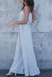 Sexy Spaghetti Strap Wide Leg Jumpsuit