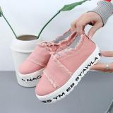 Women Cnavas Platform Loafers Creepers Casual Comfort Slip On Shoes