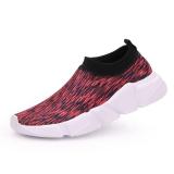 Women Elastic Sneakers Casual Comfort Slip On Plus Size Shoes
