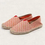 Women Canvas Loafers Casual Slip On Plus Size Flat Shoes