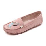 Women Artificial Suede Flats Casual Comfort Slip On Shoes